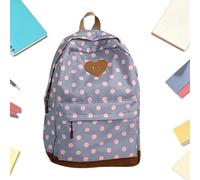 Sac à dos de pour femme cartable à pois pour ordinateur portable grande | Sac à dos esthétique pour s, trajets quotidiens, extérieur, école, aventure, études, randonnée, bureau, loi