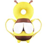 Sac à dos de protection de tête pour bébé, protection tête antichute avec son BB, coussin sécurité en forme d'abeille mignonne pour ramper et marcher en bas âge