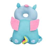 Sac à dos de protection pour tête de bébé, coussin de protection en maille douce, mignon et exquis pour ramper (ange)
