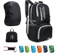 Sac À Dos De Randonnée, 30l Sportif Léger Pliable Imperméable Ultraléger Pour Le Camping Extérieur Pique-Nique Randonnée Course À Pied Sac D'école Avec Pluie Imperméable