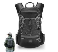 Sac à dos de randonnée avec vessie, sac à dos de randonnée étanche | 16L CAMPING SACKPACK AVEC LA VANSE D'EAU,Pack de course réfléchissant légèrement résistant à l'eau pour faire du vélo de course