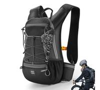 Sac à dos de randonnée avec vessie, sac à dos de randonnée étanche | Pack d'hydratation 16L avec vessie d'eau - Sac de voyage de sport extérieur réfléchissant léger pour le sac à extérieur pour l'