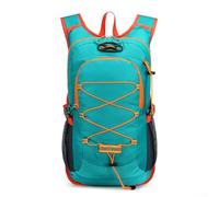 Sac à dos de randonnée d'extérieur de 35 l avec bande réfléchissante, matériau résistant à l'eau et plusieurs poches de rangement pour le camping et le cyclisme (vert)