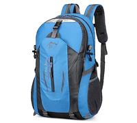 Sac à dos de randonnée imperméable léger de 40 l pour randonnée en plein air et voyage, sac à dos en nylon pour homme et femme, en noir, bleu, orange, rouge, bleu, 32 * 18 * 52cm / 12.6 * 7.1 * 20.5in