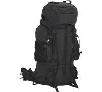 Sac à dos de randonnée noir 100 L tissu Oxford