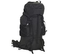 Sac à dos de randonnée noir 60 L tissu oxford