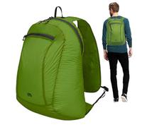 Sac à dos de randonnée | Sac étanche 20 L pour voyage | Sac pliable portable - Pour voyage, gym, travail, camping, école, université, randonnée, plein air, plage, femmes, hommes, Vert, Refer