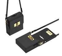 Sac à Dos de Rangement pour Samsung Galaxy Z Flip 6 avec Pochette pour téléphone, Sac à Dos de Rangement Pliable pour Z Flip 6 avec bandoulière, pour Samsung Z Flip6/Flip5/Flip, Noir