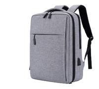 Sac à Dos de Recharge étanche et résistant aux tremblements de Terre 15 Pouces 17,3 Pouces Sac à bandoulière pour Ordinateur Portable Voyage Bookbag, 17,3 Pouces, A2 Airbag Gris Clair 14-15,6 Verges