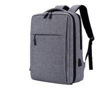Sac à Dos de Recharge étanche et résistant aux tremblements de Terre 15 Pouces 17,3 Pouces Sac à bandoulière pour Ordinateur Portable Voyage Bookbag, 14 Pouces, A2 Aime Le Style airbag Gris