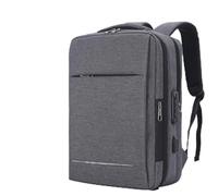 Sac à Dos de Recharge imperméable et antisismique de 15 Pouces 17,3 Pouces pour Ordinateur Portable pour Ordinateur Portable Sac de Voyage, 14 Pouces, Airbag Anti-effraction Edition Deep Grey 14-15.6