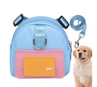 Sac à dos de sac à selle pour chien - harnais pour animaux de compagnie, équipement de voyage, ajustement réglable, paquet léger | Carrier de charge en plein air pour les sentiers de randonnée, les vo
