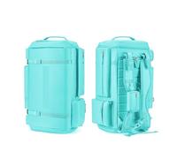 Sac à Dos de Ski Sac Snowboard 55L Grande capacité Bottes étanche réglable Sac à Dos de Chaussures de Ski(Blue)