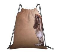 Sac à dos de sport à cordon, motif chien Basset Hound, résistant à l'eau, pour homme et femme