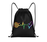 Sac à dos de sport avec cordon de serrage pour tir à l'arc et battement de cœur, idéal pour la gym, la chasse, l'entraînement et la chasse à l'arc, pour hommes et femmes