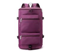 Sac à dos de sport de voyage pour femme avec compartiment à chaussures pour ordinateur portable et sac à dos pour homme, bordeaux, taille unique