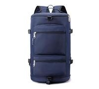 Sac à dos de sport de voyage pour femme avec compartiment à chaussures pour ordinateur portable et sac à dos pour homme, noir foncé, taille unique