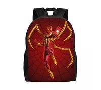 Sac à dos de super-héros personnalisé pour femmes, hommes, étudiants, cartable pour ordinateur portable 15 pouces, sacs Spider Man Noir
