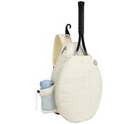 Sac à dos de tennis de sport - Étui fourre-tout résistant à l'eau, poignée réglable | Sac de transport compact pour femme avec pochette à fermeture éclair, organiseur de sangle de poitrine