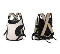 Sac à Dos de Transport en Toile Respirante for Chat et Petit Chien, Sacoche for Chiot, Chaton, bandoulière Avant croisée Sac de Transport pour Chat(Brown)