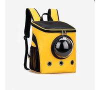 Sac à Dos de Transport for Petits Chiens et Chats, Sac de Voyage for Petits, Moyens et Grands Chats, Chiens et Chiots jusqu'à 9 kg, Portable et Mains Libres(Geel)