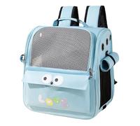 Sac à dos de transport pour animaux de compagnie - Sac à dos portable respirant - Sac de transport portable pour petits chats et chiens avec flux d'air à trois côtés, fermeture éclair bidirectionnelle