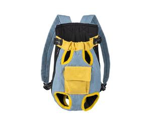 Sac À Dos De Transport pour Animaux De Compagnie - Sac De Voyage Réglable avec Pattes De Chat, Accessoires pour Petits Chiens Et Chiots, Ssac De Transport Portable pour Animaux Compagnie, Équipement