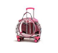 Sac à dos de transport pour chat avec roulettes - Approuvé par les compagnies aériennes pour les voyages et la randonnée - Idéal pour les chats et les chiots