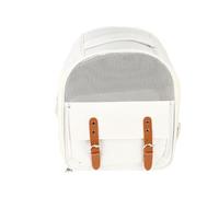 Sac à Dos de Transport pour Chat, Sac à Dos de Transport pour Chien et Chat de Grande capacité, Double Sac à bandoulière, Portable et Respirant, Sac à Dos de Transport pour (Beige)