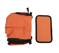 Sac à Dos de Transport pour Chat - Sac à Dos pour Chat avec Maille Respirante - Poche latérale Gauche avec Cordon de Rangement réglable - Bandoulière Ergonomique pour Voyage, (Orange)