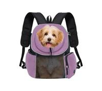 Sac à dos de transport pour chat - Sac de transport pour chat | Sac à dos de transport pour chien | Sac à dos de voyage respirant pour animaux de compagnie et chats | Porte-bébé pour chiot | B