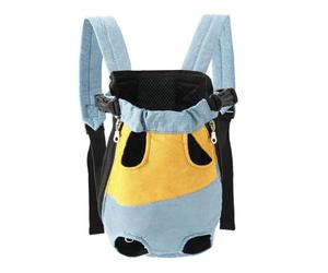 Sac à Dos de Transport pour Chats et Chiens, Portable et léger, avec Bretelles réglables et fenêtres en Filet Respirant pour Animaux jusqu'à 8 kg.-Color 2||XXL(6.5-8kg)