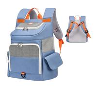 Sac à dos de transport pour chien réglable, portable, respirant, léger | Sac de voyage avant pour chien, chiot, chaton, lapin, voyage, randonnée, camping, excursion, voiture, extérieur, vélo, avion