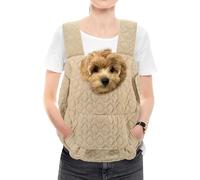 Sac à dos de transport pour chien - Sac de voyage doux en polyester, poches respirantes, sangles réglables, design ergonomique confortable pour voyager en toute sécurité | Parfait pour les aventures e