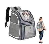 Sac à dos de transport pour chiot - Pochette souple portable pour chat, sac de voyage réfléchissant | Sac à bandoulière respirant pour chien, chaton, goûter, jouets, sac de rangement pliable pour