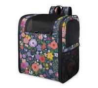 Sac à dos de transport pour petits chats et chiens - Sac à dos de voyage respirant, confortable et sécurisé pour un usage quotidien, les voyages et les promenades en plein air, magnifique assemblage