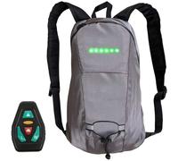 Sac à dos de vélo avec indicateur LED, télécommande sans fil, Rechargeable par USB, Direction réglable, sac à dos pour Sports