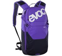 Sac à dos de vélo EVOC RIDE 8, sac à dos de randonnée pour les sentiers et autres activités (sac à dos avec gestion intelligente des poches, rembourrage dorsal AIR-PAD), violet - noir