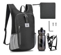 Sac à Dos De Vélo Ultra Léger Étanche 15L Et Porte-Bouteille pour Vélo avec Bouteille d'eau De 610 ML,Ajustables à Taille Sac à Dos d'eau Porte-Bouteille Léger Et Solide pour Cyclisme des Sport