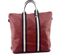 Sac à dos de ville rouge bleu beige Florence Sac à dos en cuir Canvas D2OTF609R