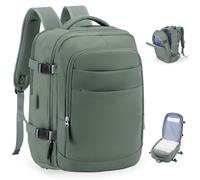 Sac a Dos de Voyage Cabine Avion Bagage 40x30x20 Easyjet Sacs de Voyage Cabin Max Weekend Femme Homme Travel Backpack Vert Encre-Optimisation