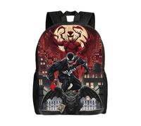 Sac à dos de voyage, camping, travail, VENOM, pour femmes et hommes, cadeaux, sac à dos décontracté, mignon, anime, ordinateur, LDYH11 Noir