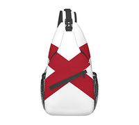 Sac À Dos De Voyage, Drapeau De L'Alabama Sacs Poitrine Casual Tactique Sacoche Bandoulière Léger Sac D'Epaule pour Voyage Cyclisme Randonnée