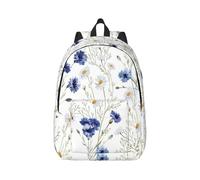 Sac à dos de voyage en toile pour ordinateur portable, protection contre l'eau et sangles ergonomiques pour le travail d'affaires pour l'université, Noir , M