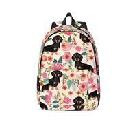 Sac à dos de voyage en toile pour ordinateur portable, protection contre l'eau et sangles ergonomiques pour le travail d'affaires pour l'université, Noir , S