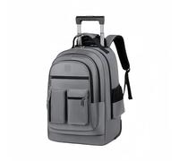 Sac à Dos de Voyage Grande capacité avec roulettes, Sac Bagages Multicouche, Multifonctionnel, W nd, 1 pièce pour Voyage roulettes(Gray)