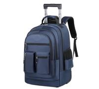 Sac à Dos de Voyage Grande capacité avec roulettes, Sac Bagages Multicouche, Multifonctionnel, W nd, 1 pièce pour Voyage roulettes(Blue)