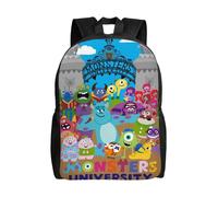 Sac à dos de voyage imprimé en 3D de l'anime Monsters University - SYS112 Noir