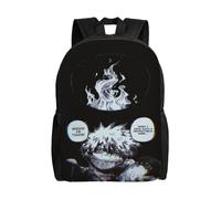 Sac à dos de voyage imprimé en 3D, motif dessin animé Shigaraki Tomura, décontracté, idéal pour la journée - SYS727 Noir