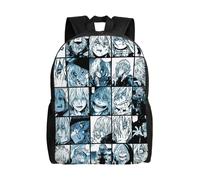 Sac à dos de voyage imprimé en 3D, motif dessin animé Shigaraki Tomura, idéal pour la journée ou le quotidien - SYS38 Noir